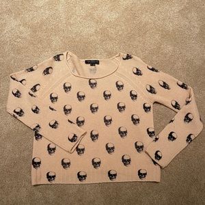Skull cashmere 100% cashmere light sweater sz S